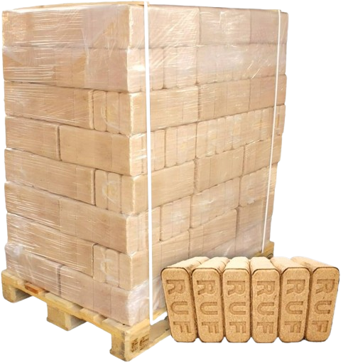 Brykiet drzewny 960 kg kostka RUF